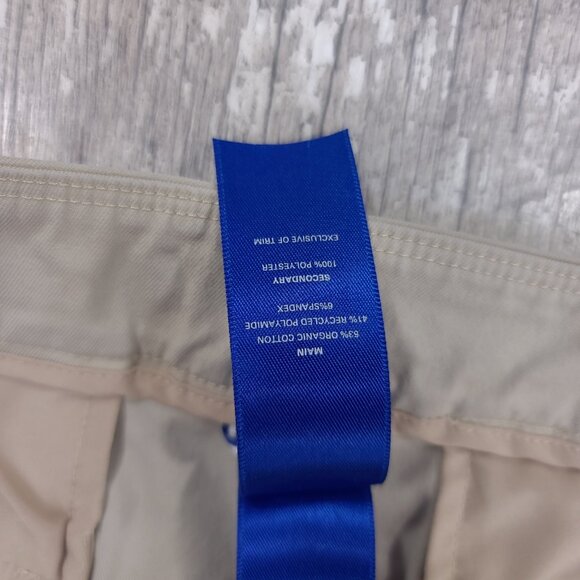 Kit & Ace Pants Mens 32x32 Beige Chino Navigator Performance Stretch - Picture 9 of 10